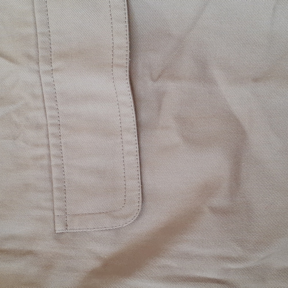 A.P.C. Single Breasted Short Classic Beige Tan Camel Cotton Trenchcoat Size 34 - Picture 7 of 10
